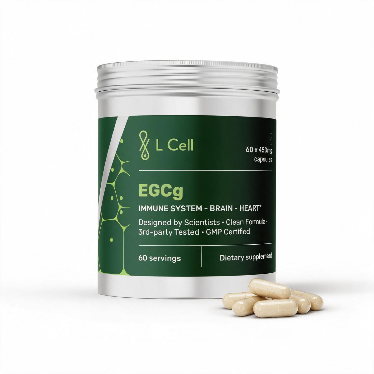 EGCg (450mg kapsulės, 60 vnt.)