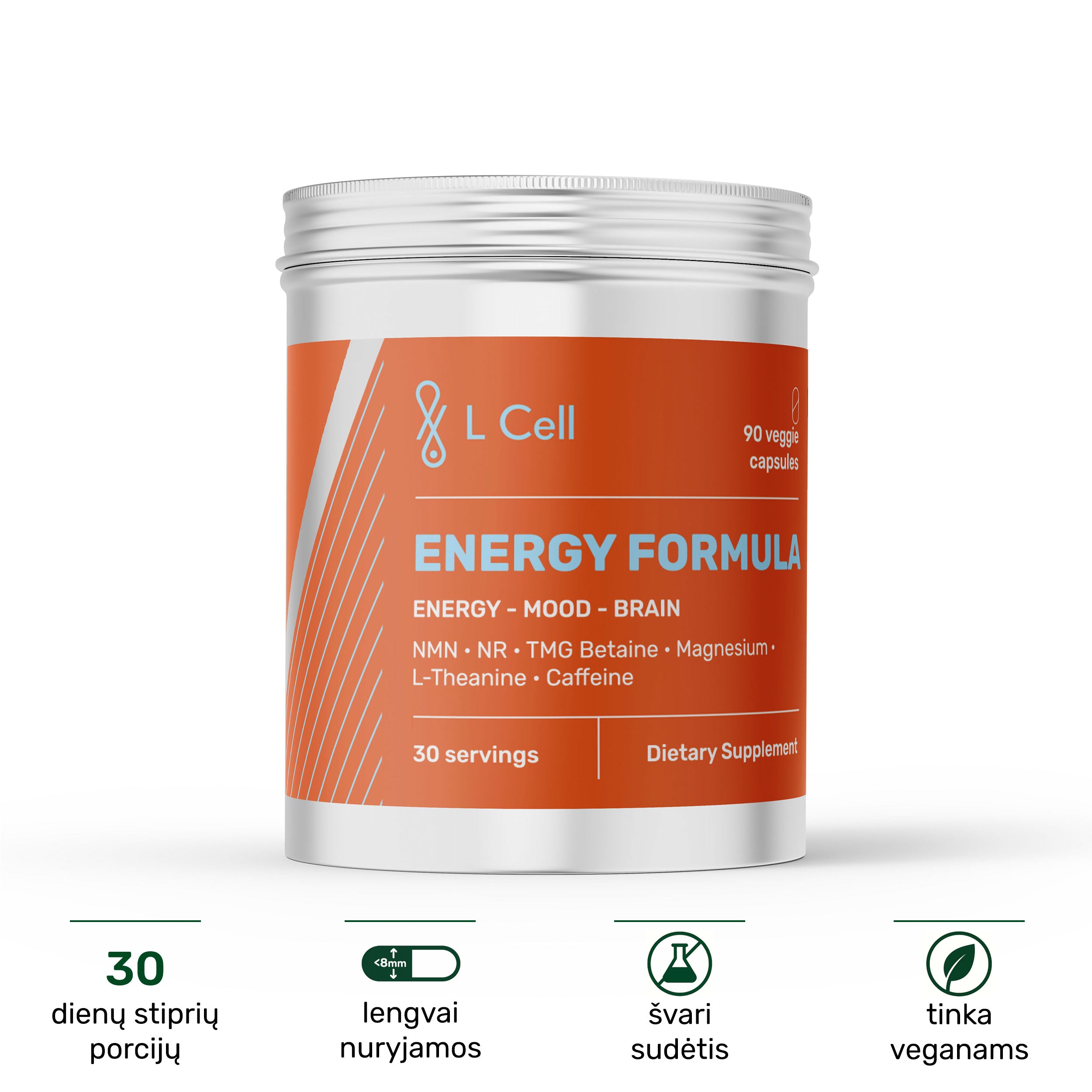 Energijos Formulė (30 d., 90 kaps.)
