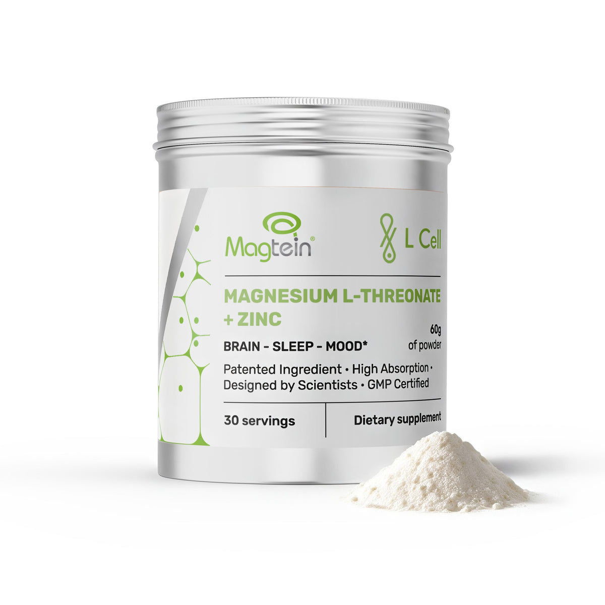 Magnio L-Treonatas (milteliai, 60g)