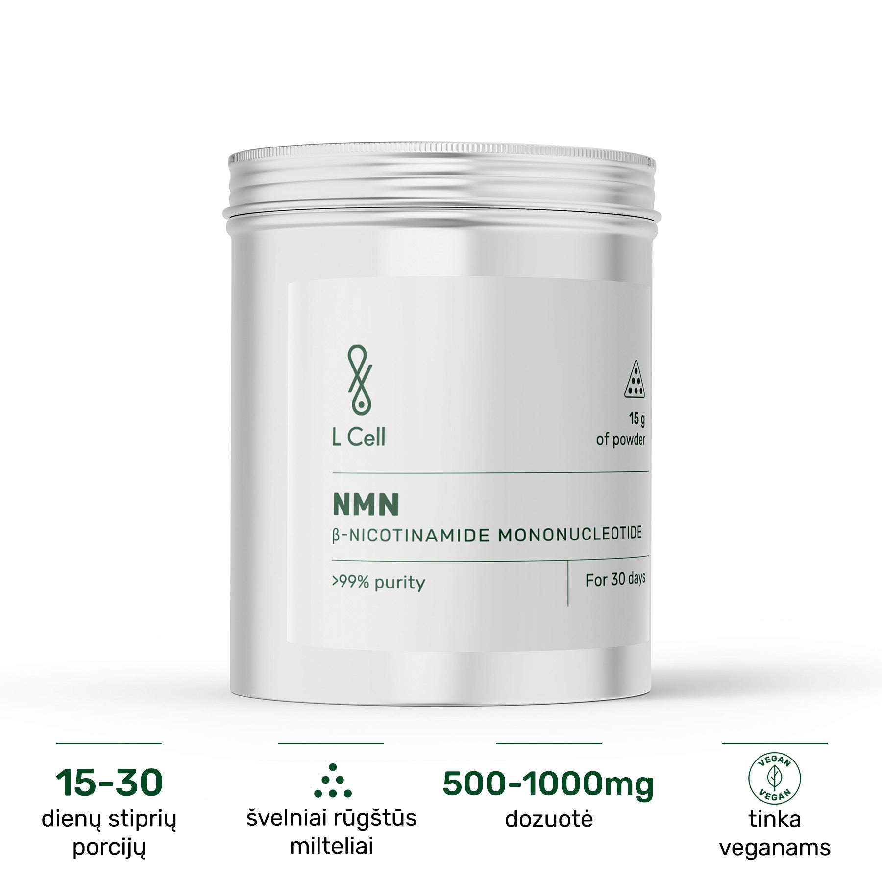 NMN (nikotinamido mononukleotido) milteliai