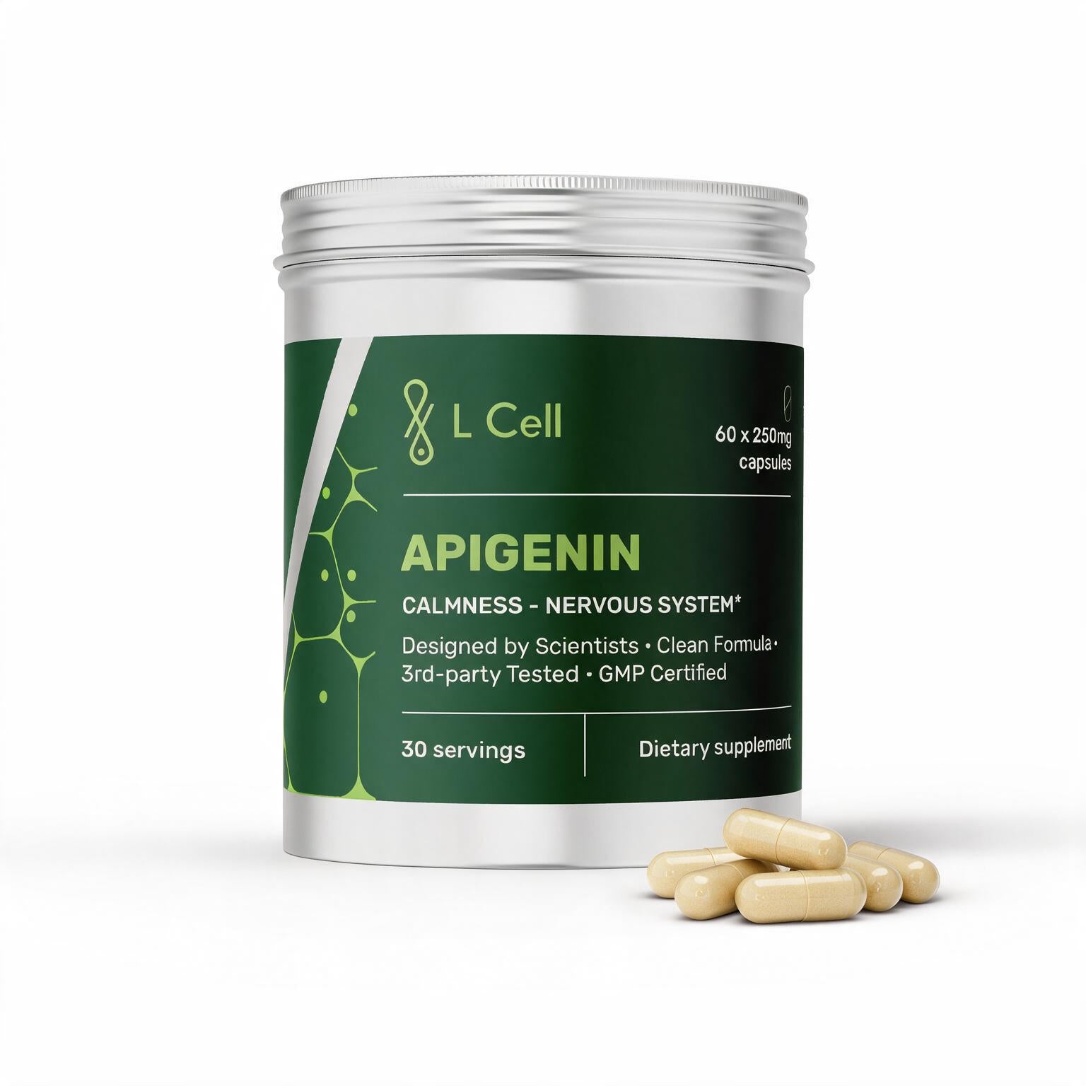 Apigeninas (250mg kapsulės, 60 vnt.)