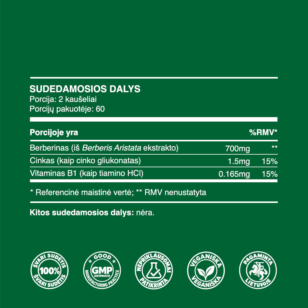 Berberinas (milteliai, 42g)