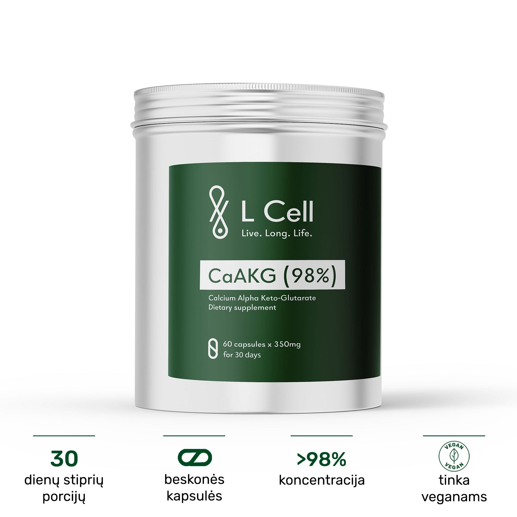 CaAKG (350mg kapsulės, 60 vnt.)