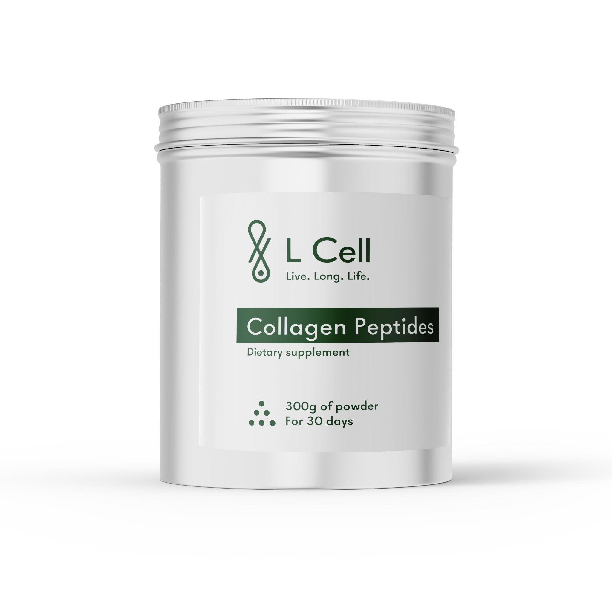 Collagen Peptides 300g (30 days, >90% purity) - L Cell Lietuva