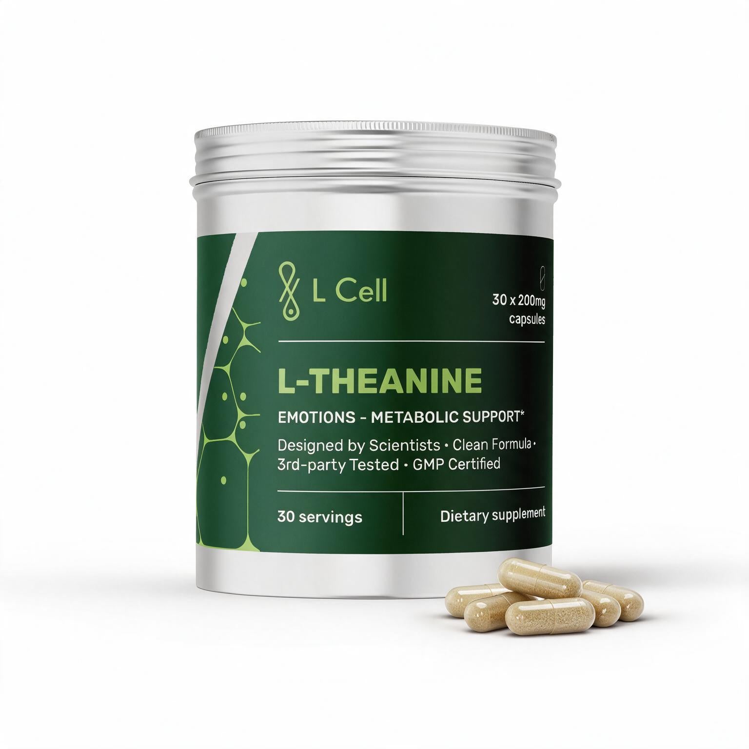 L-Teaninas (200mg kapsulės, 30 vnt.)