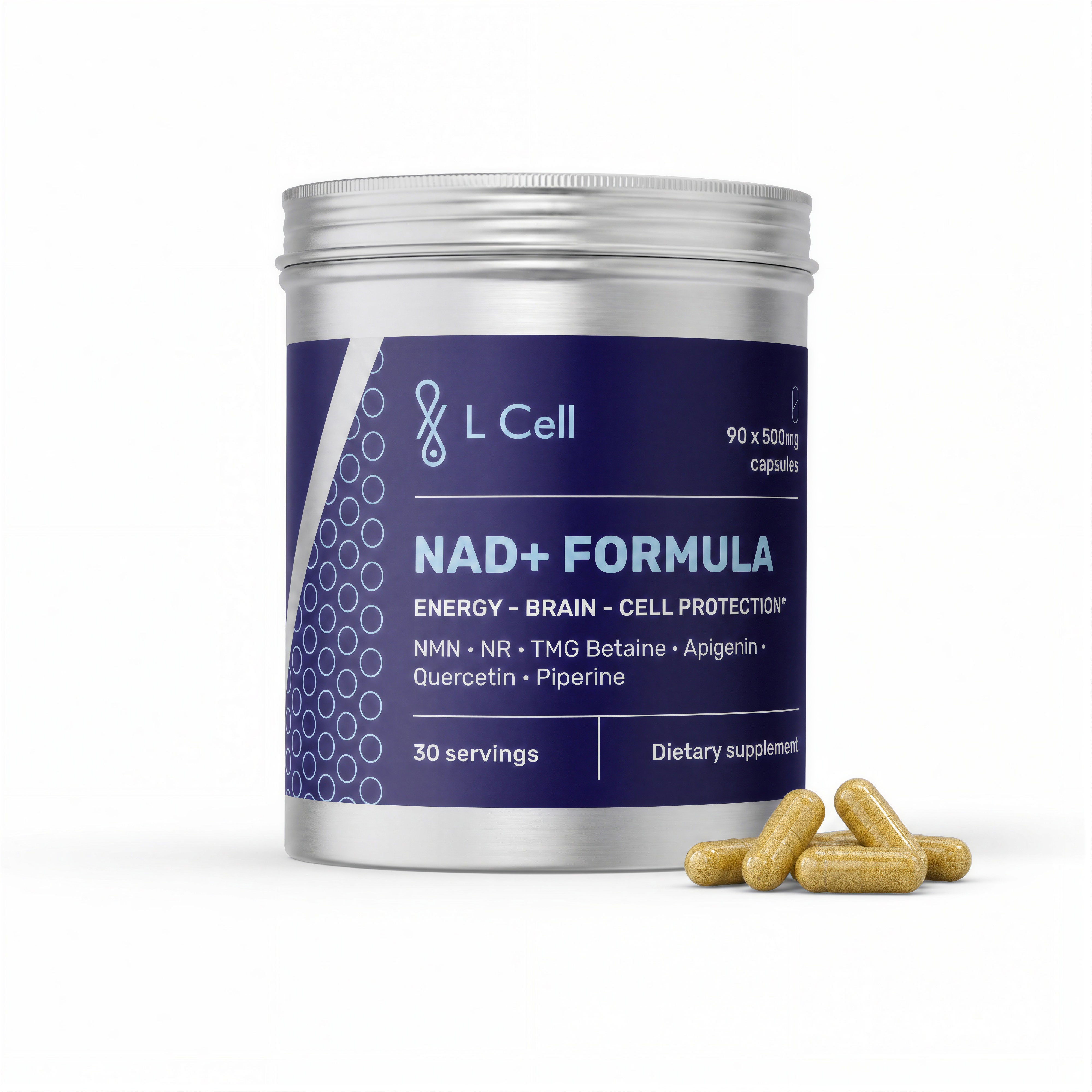 „NAD+ Formula“ kompleksas (30 d., 90 kaps.)