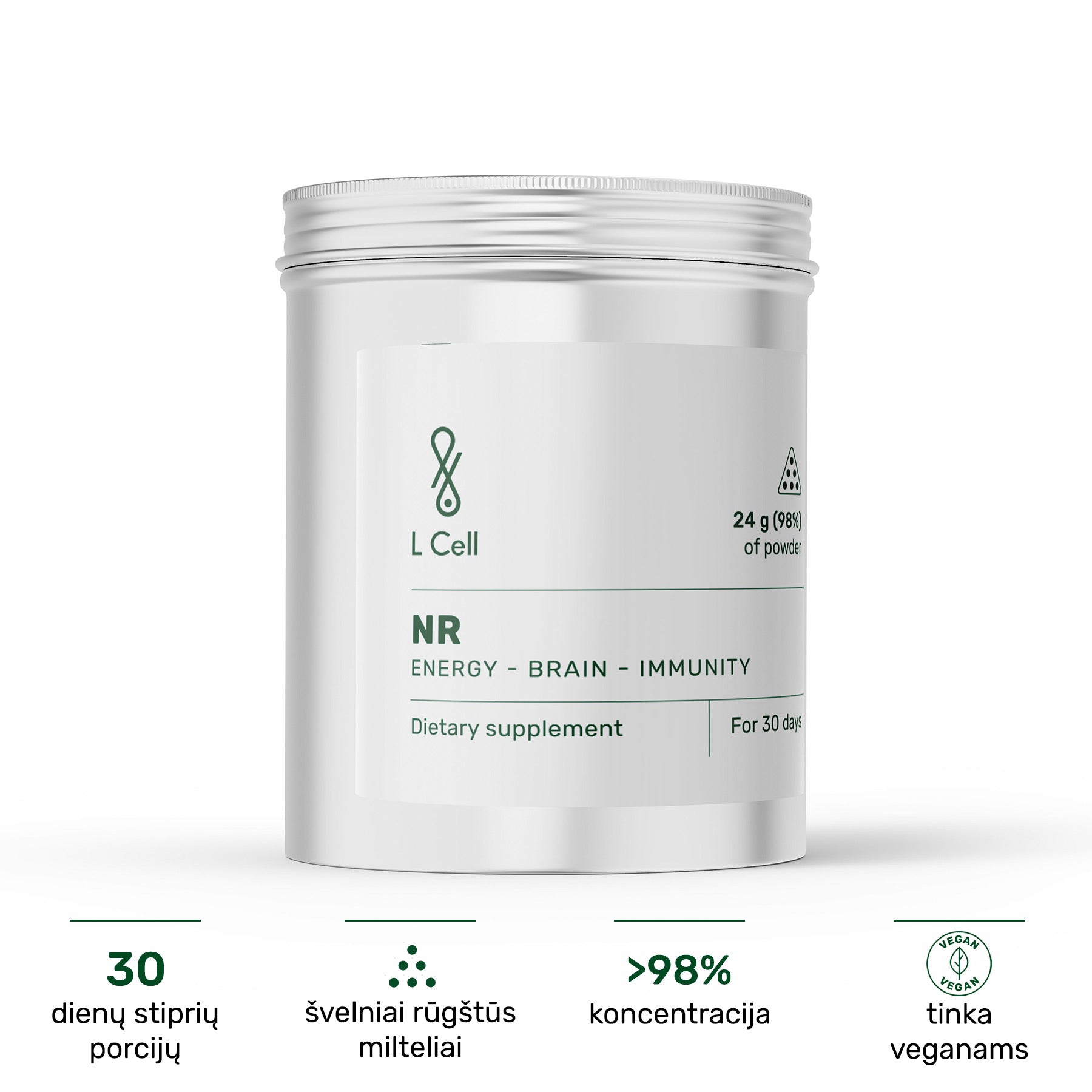 NR Powder 24g (30 days, >98% purity)