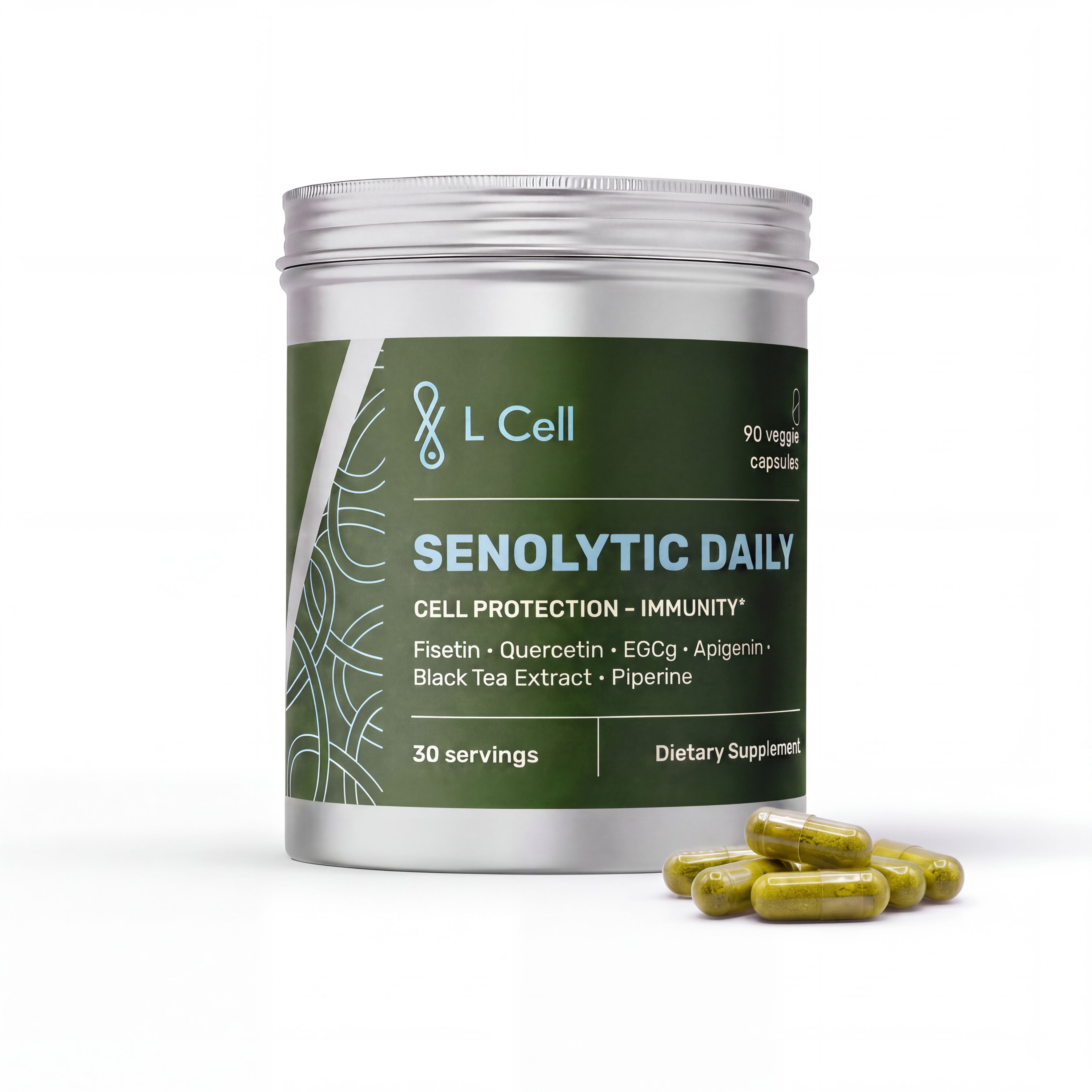 „Senolytic Daily“ kompleksas (30 d., 90 kaps.)