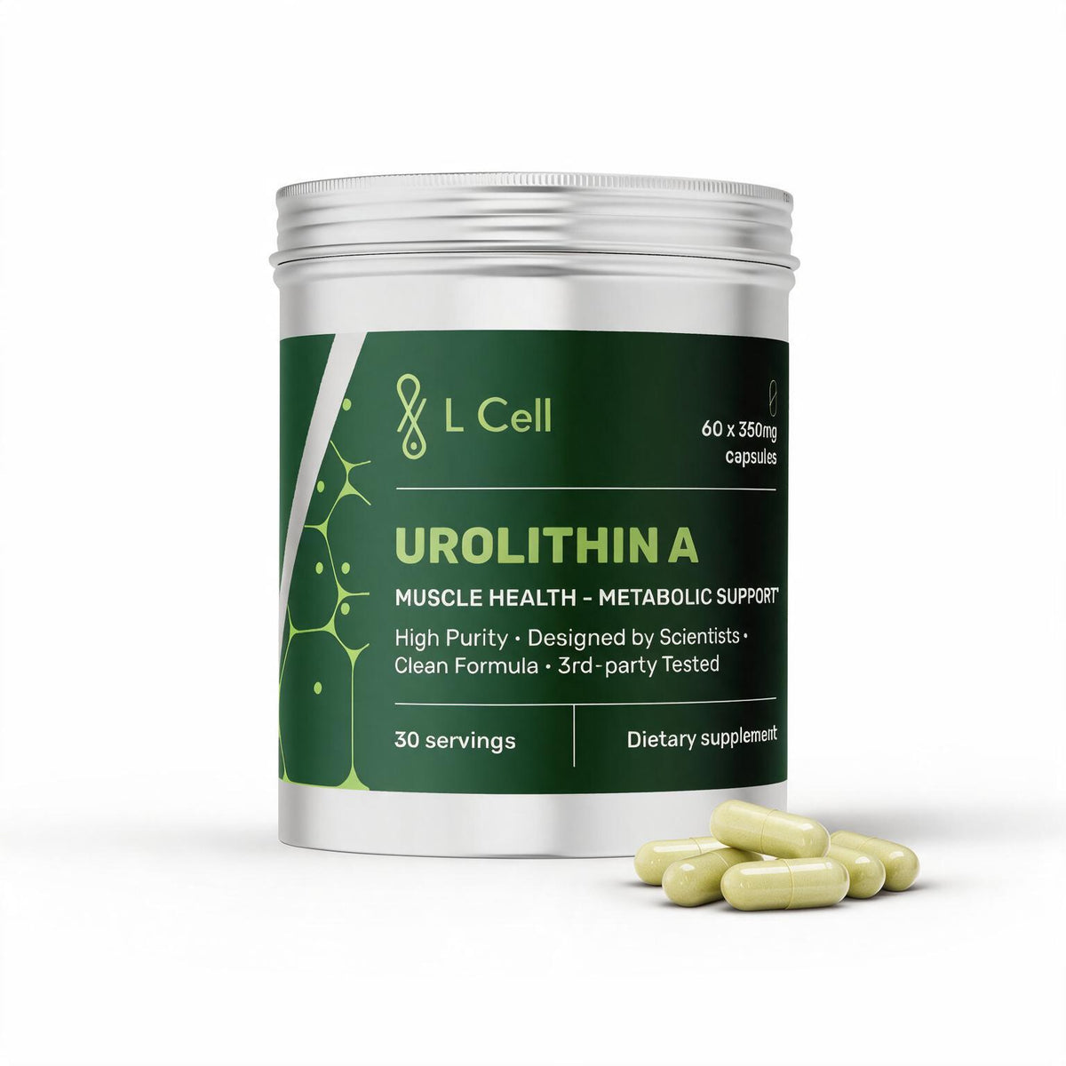 Urolitinas A (350mg kapsulės, 60 vnt.)